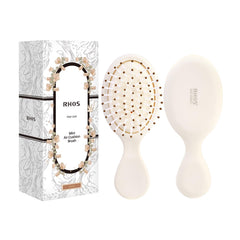 RHOS Mini brosse cheveux en poche, pratique pour les déplacements et les retouches.