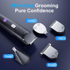 RICAF Barbe Trimmer sans-fil, pratique lors des déplacements