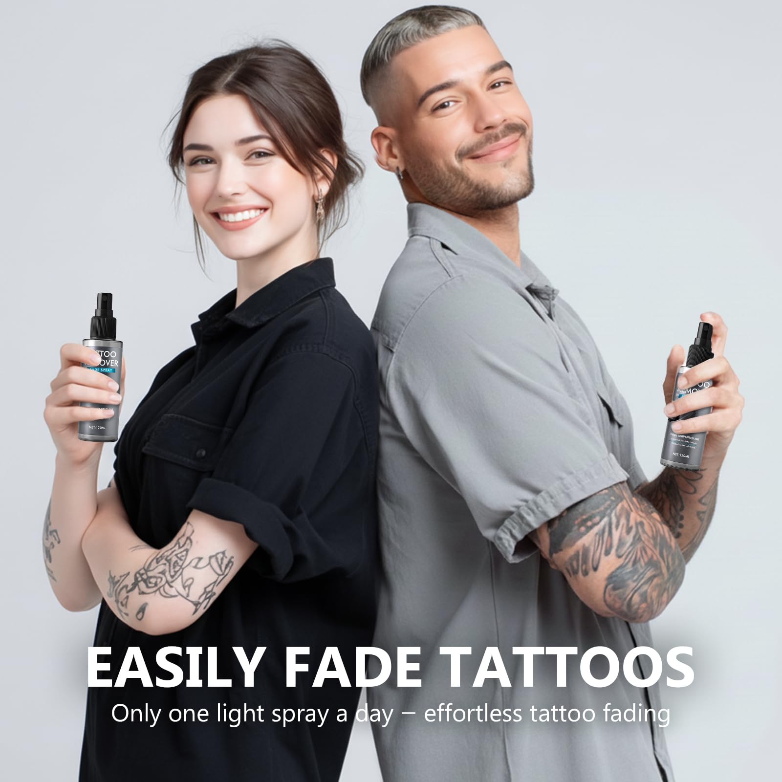 Spray estompe-tatouage Richie House — formule naturelle qui apaise la peau.