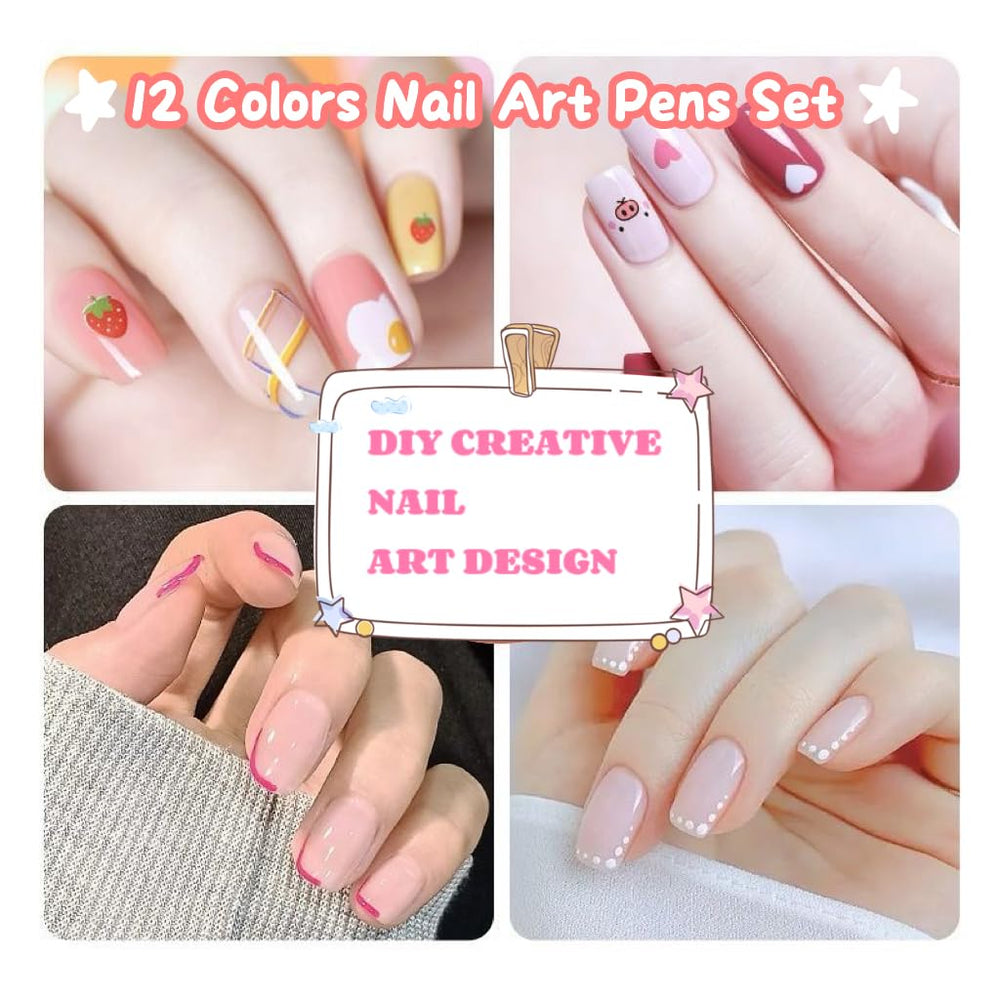 Ricishiy-dessin-ornement-ongles-stylo-detail pour motifs floraux élégants.
