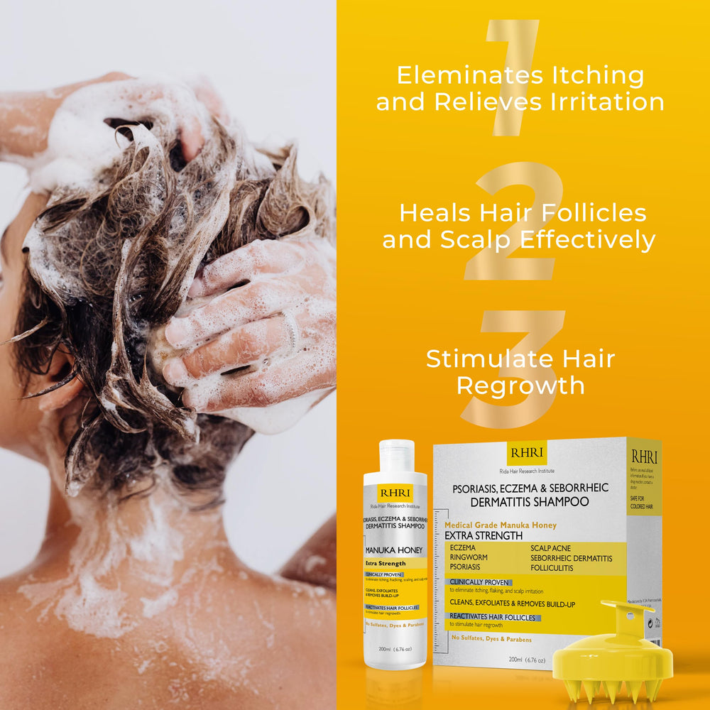 Rida Hair Goutte de miel Manuka, soin naturel pour cuir chevelu irrité