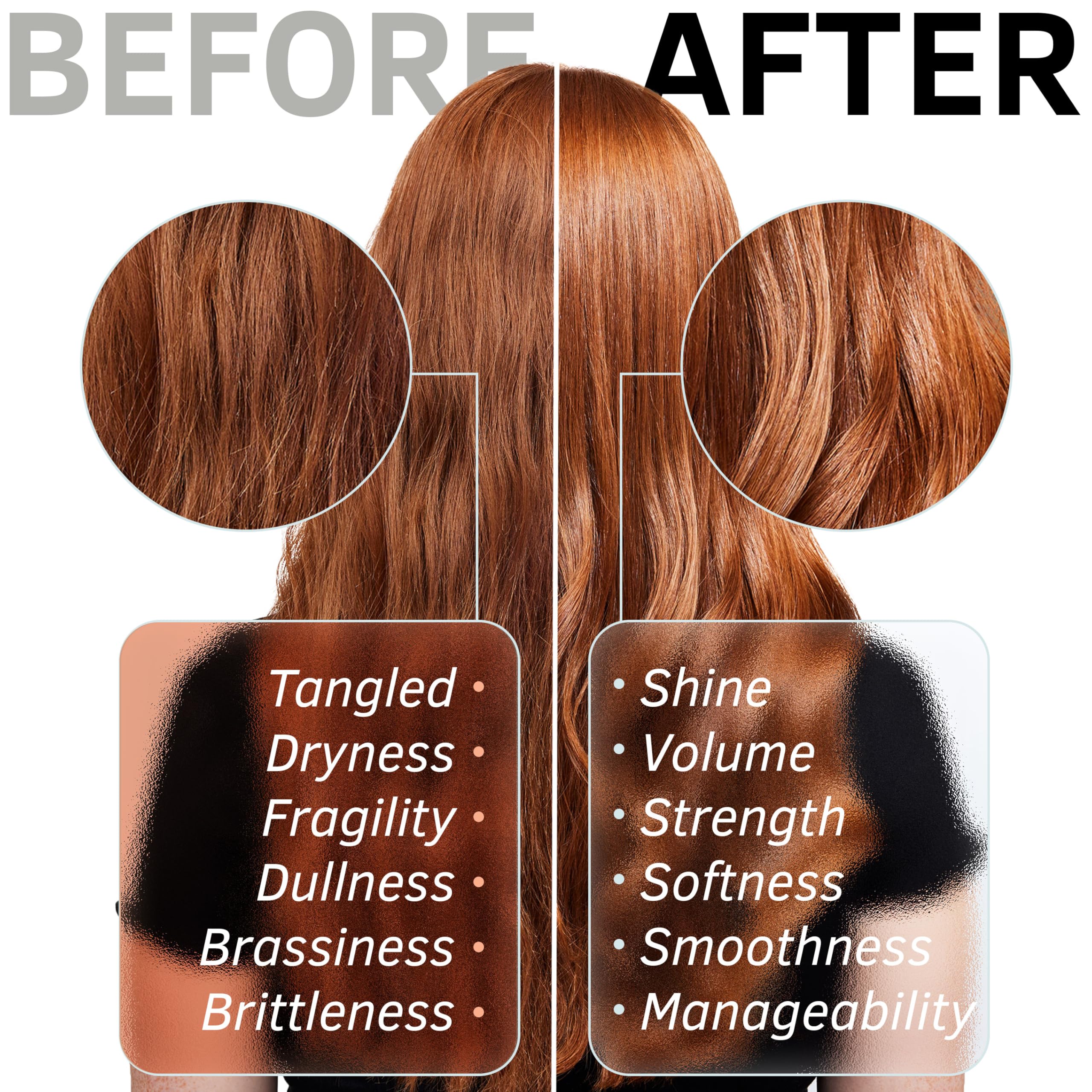 Rida Hair Research Institute Cendre volcanique, apporte clairité et brillance naturelle.