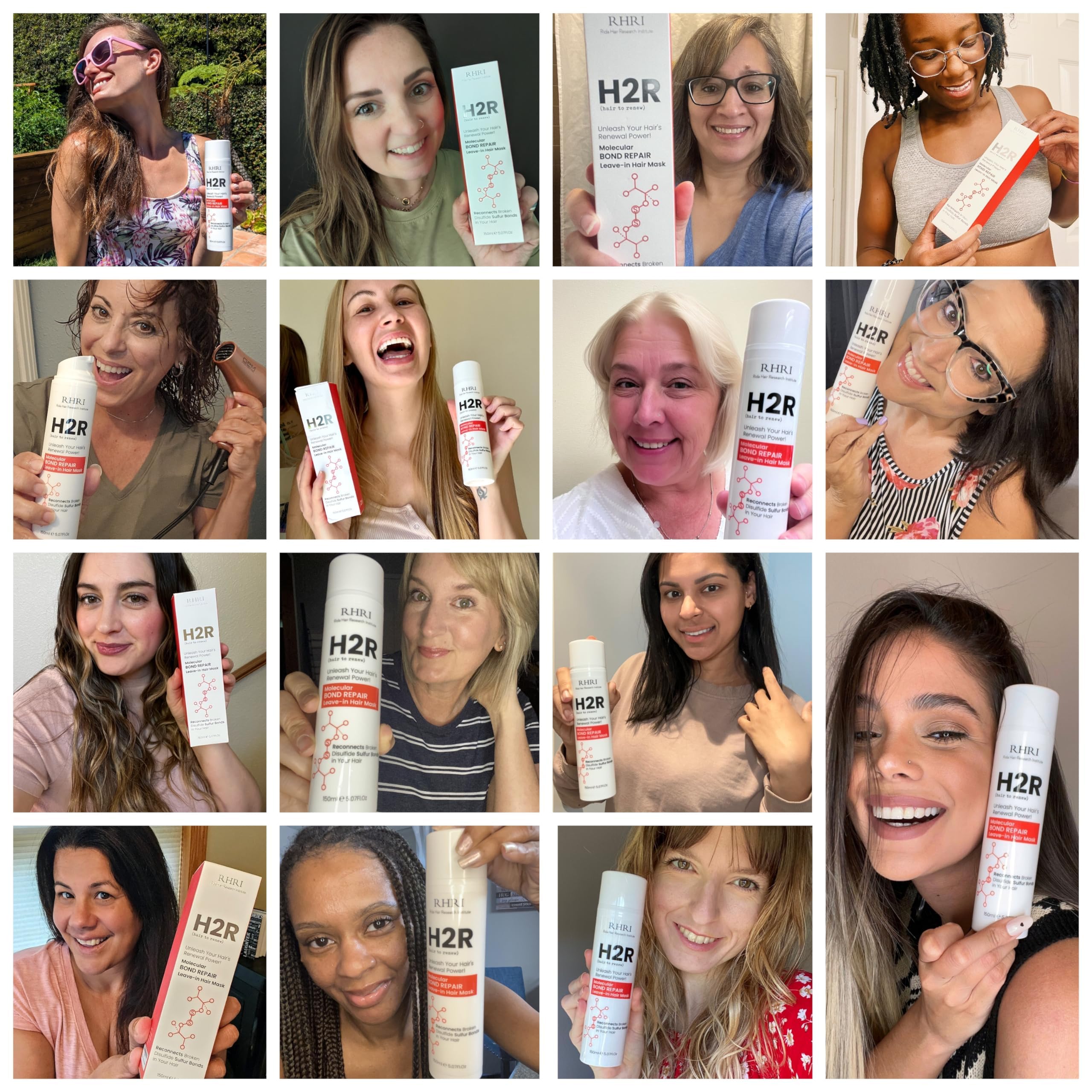 Contrôle du frizz Rida Hair Research Institute: fini plus net et brillance naturelle