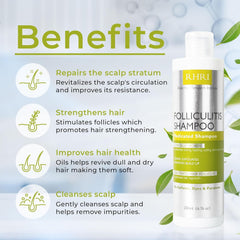 Rida Hair Research Institute Extraits-herbaux en gros-plan, action douce sur le cuir chevelu.