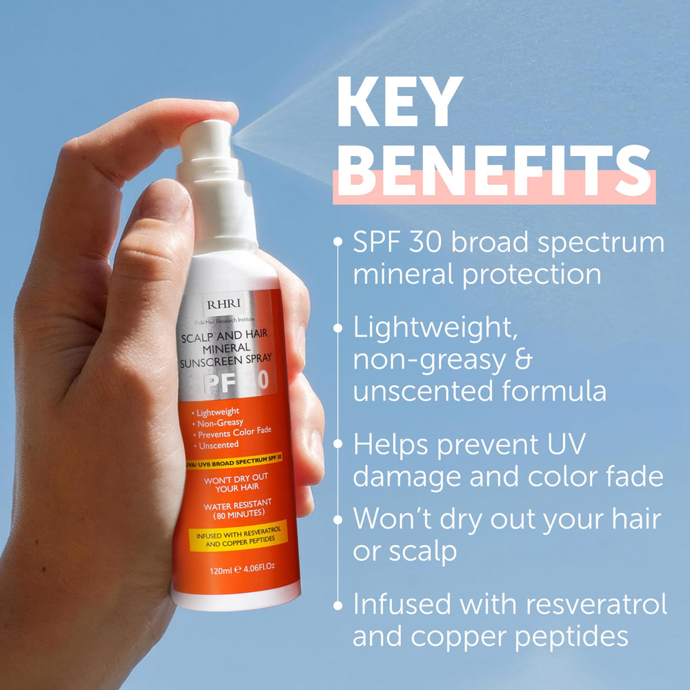 Protège la couleur des cheveux avec le spray solaire Rida