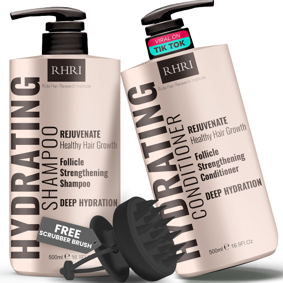 Rida Hair Research Institute: bouteille shampoing hydratante pour douceur durable