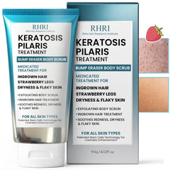 Rida KP Bump Eraser: gommage corporel en bouteille, hydratation longue durée.