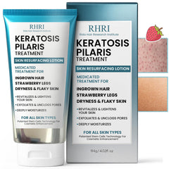 Rida Traitement keratose pilaire, bouteille, hydrate durablement la peau sèche.