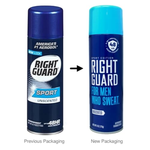 Right Guard offre protection d’odeurs jusqu’à 48 heures sans parfum.