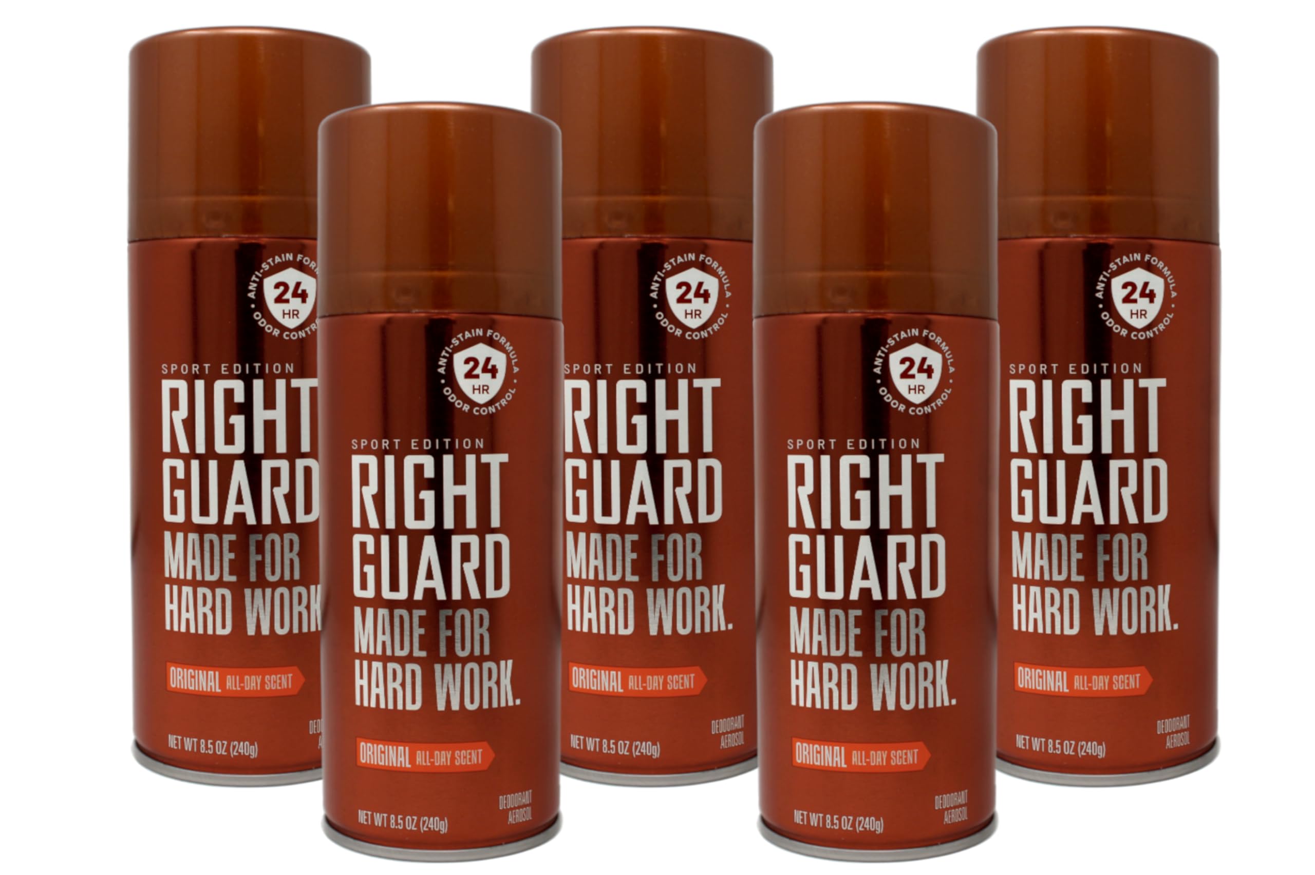 Right Guard Sport Déodorant aérosol Original – bouteille légère et pratique.