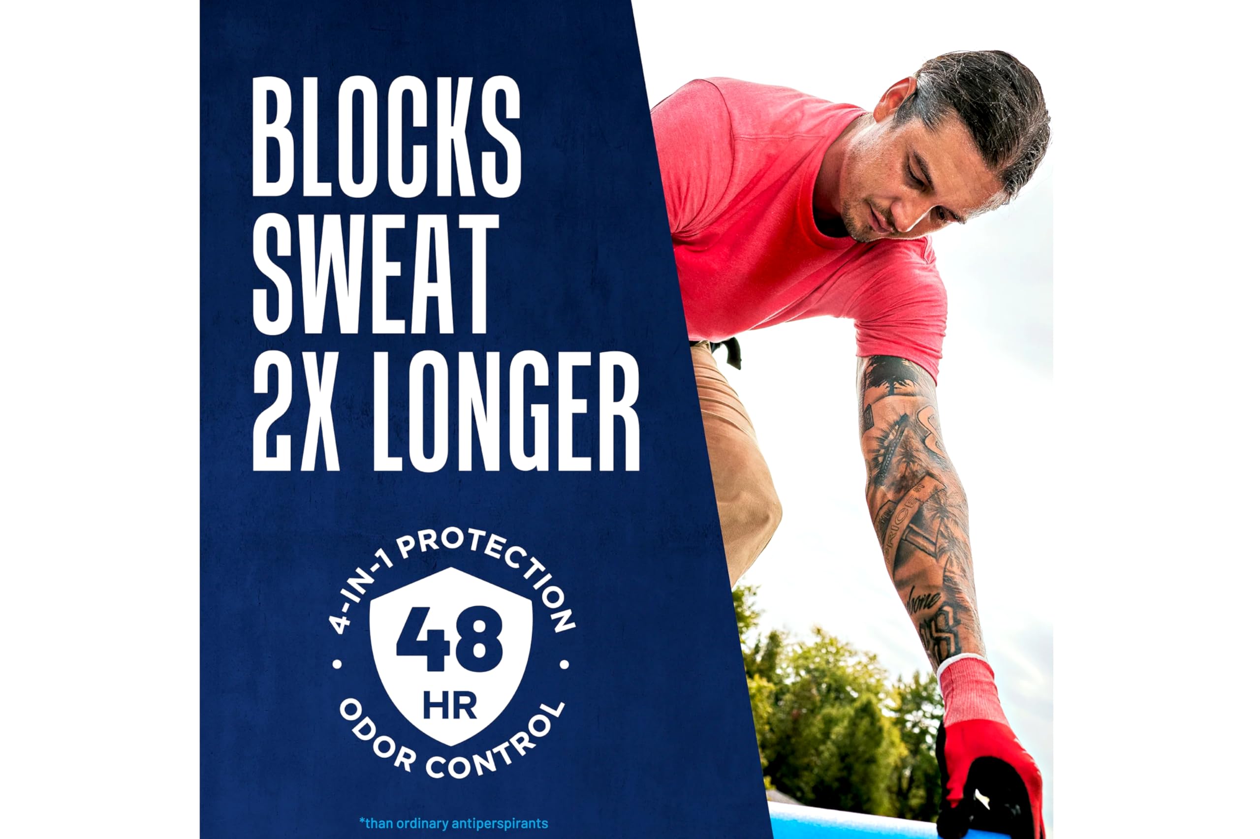 Ambiance sportive active avec Right Guard Sport Edition, protection discrète et durable.