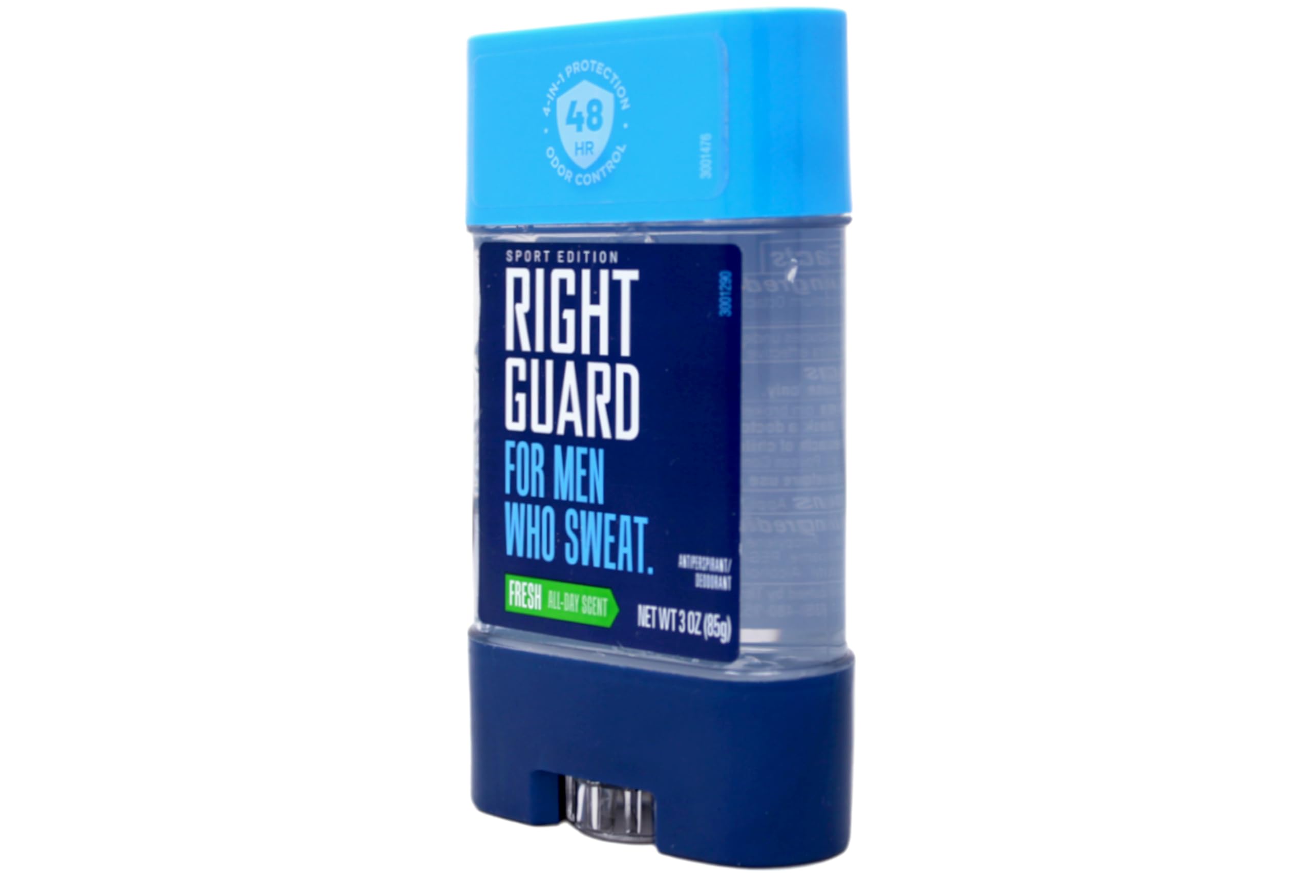 Tube de 3 oz Right Guard Sport Edition, format idéal en déplacement.