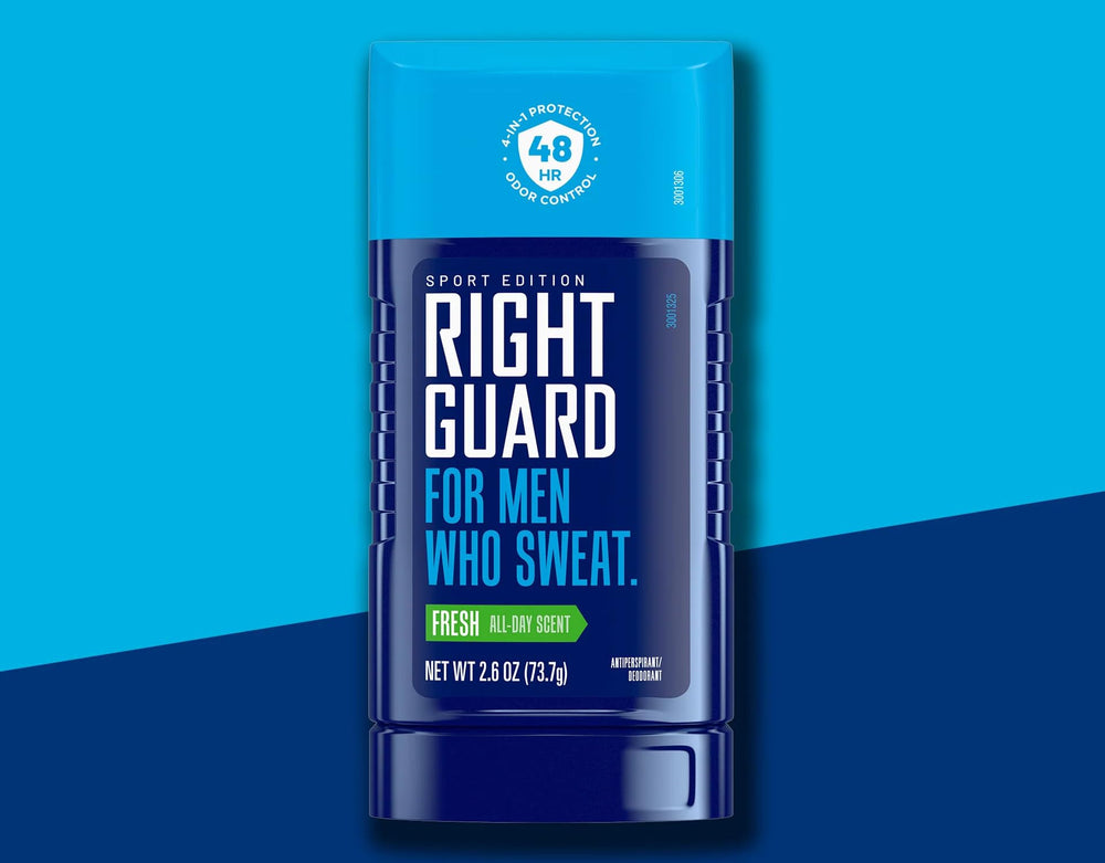 Right Guard Sport Fresh Scent Invisible Solide texture lisse