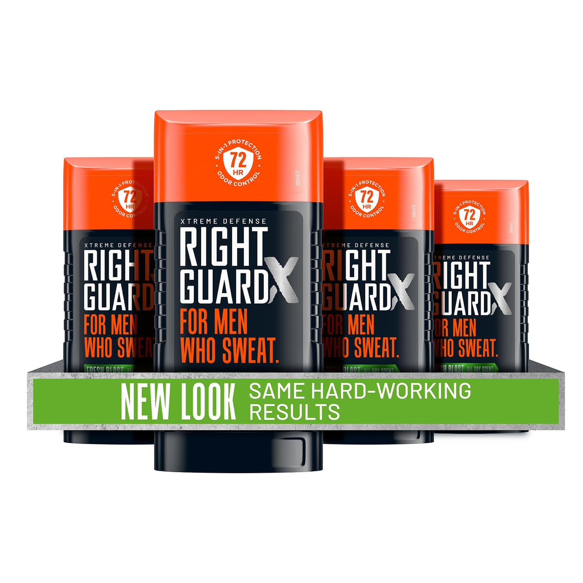 Right Guard Xtreme Defense déodorant anti-transpirant, application fluide et fraîcheur durable.