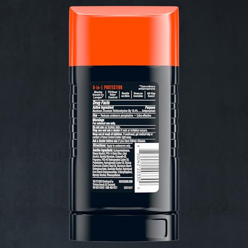 Texture sans traces garantie sur Right Guard Xtreme Defense, usage quotidien.