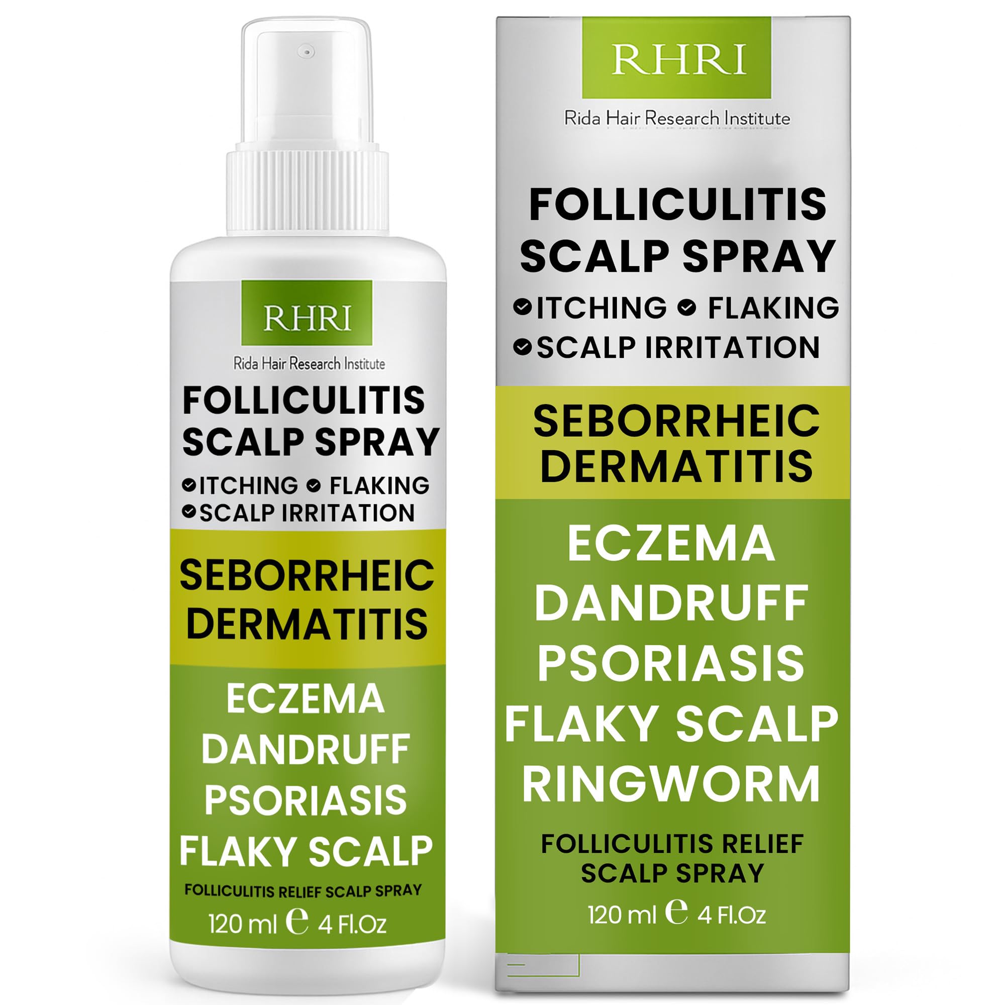 Riha Spray Folliculite Cuir Chevelu: soulagement ciblé et confort durable.