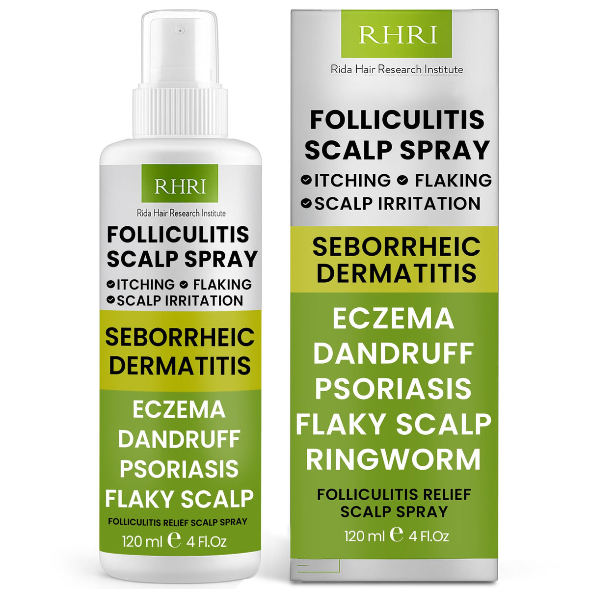Riha Spray Folliculite Cuir Chevelu: soulagement ciblé et confort durable.