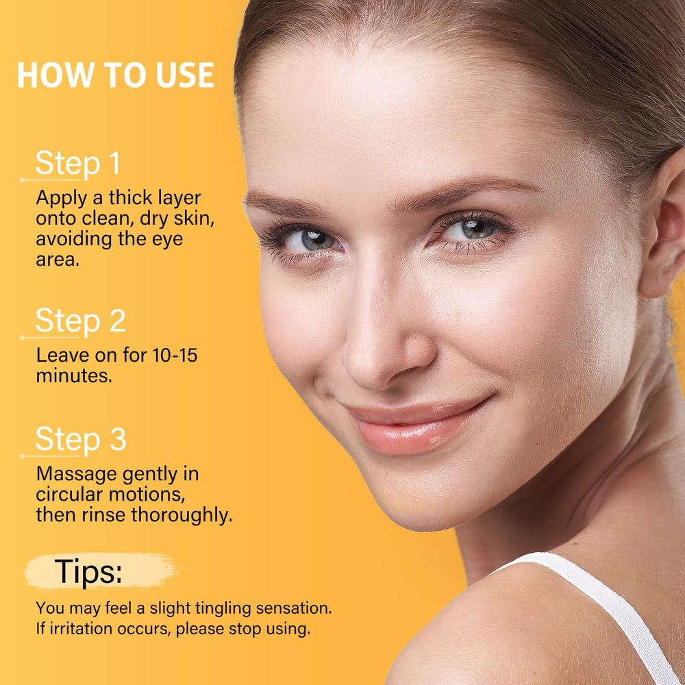 Vitamine C dans le masque Citrouille Enzyme RIHAKO pour un éclat naturel.