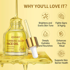 GLISSE parfaite de l'huile RIHAKO pour gua sha