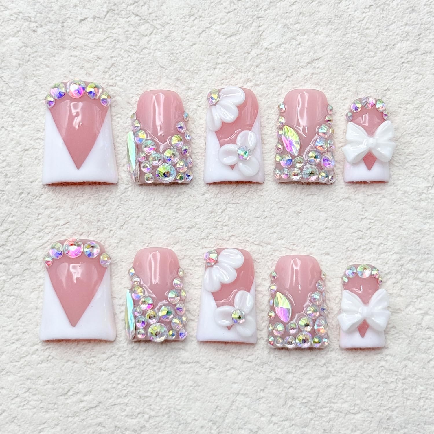 RIICFDD kit ongles adhésif colle stylet: ajustement facile.