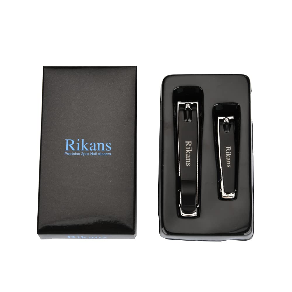 Rikans coffret métallique cadeau coupe-ongles, ensemble durable et prêt à offrir.