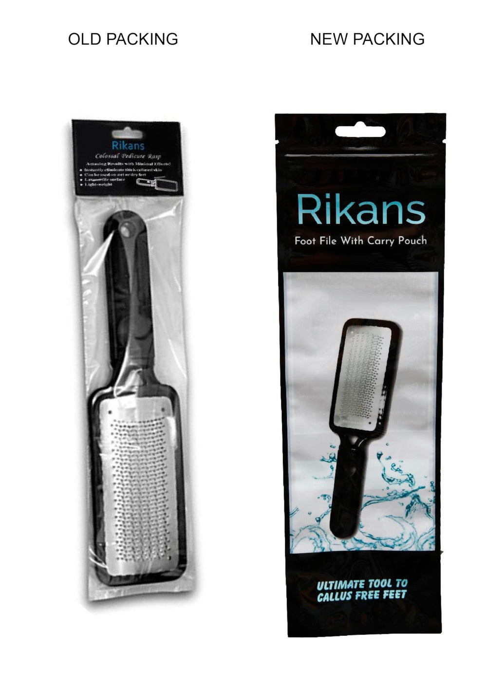 Rikans Colossal lime de pied – peau douce après utilisation régulière.