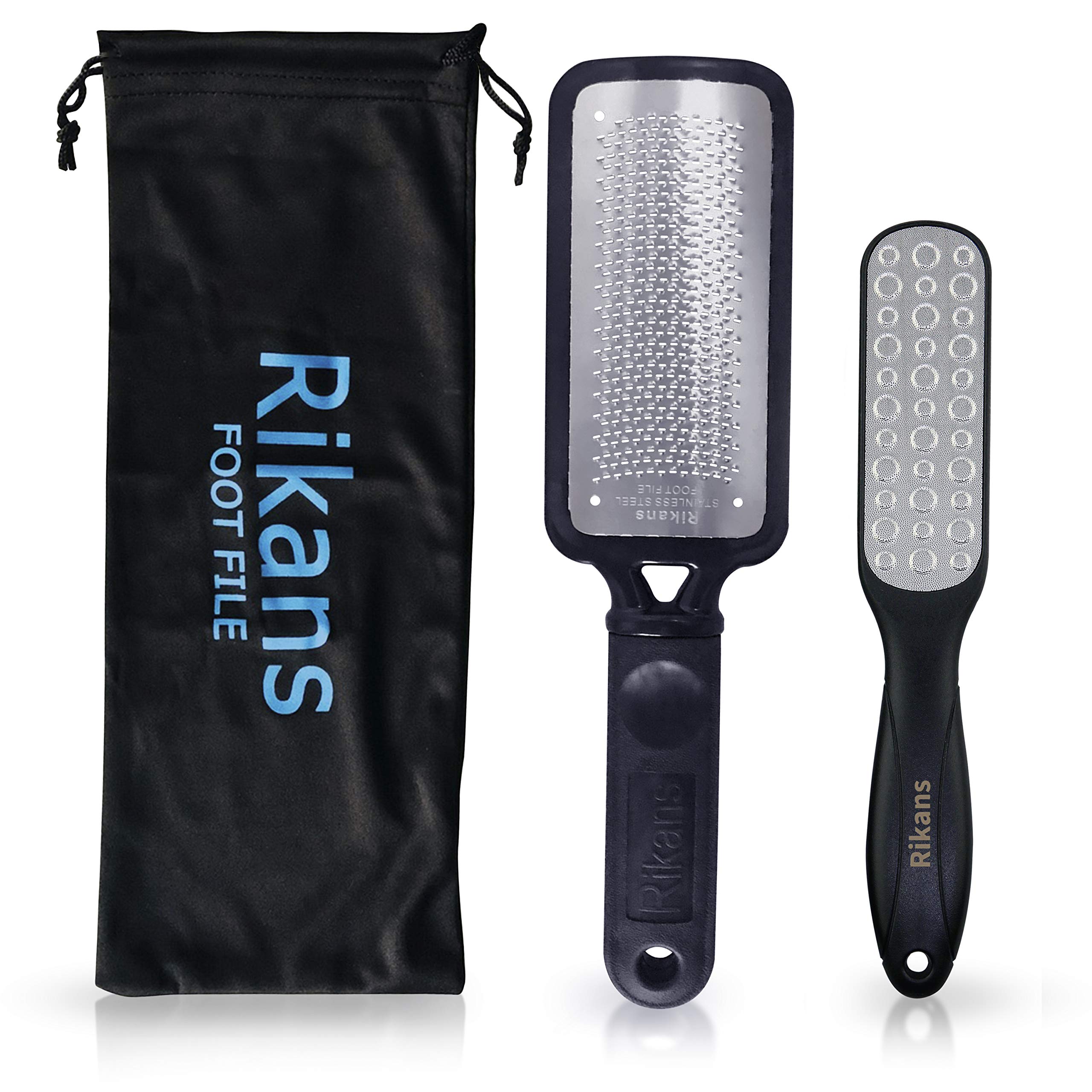 Rikans Colossal lime-pieds professionnelle humide pour une peau des pieds lisse et douce.