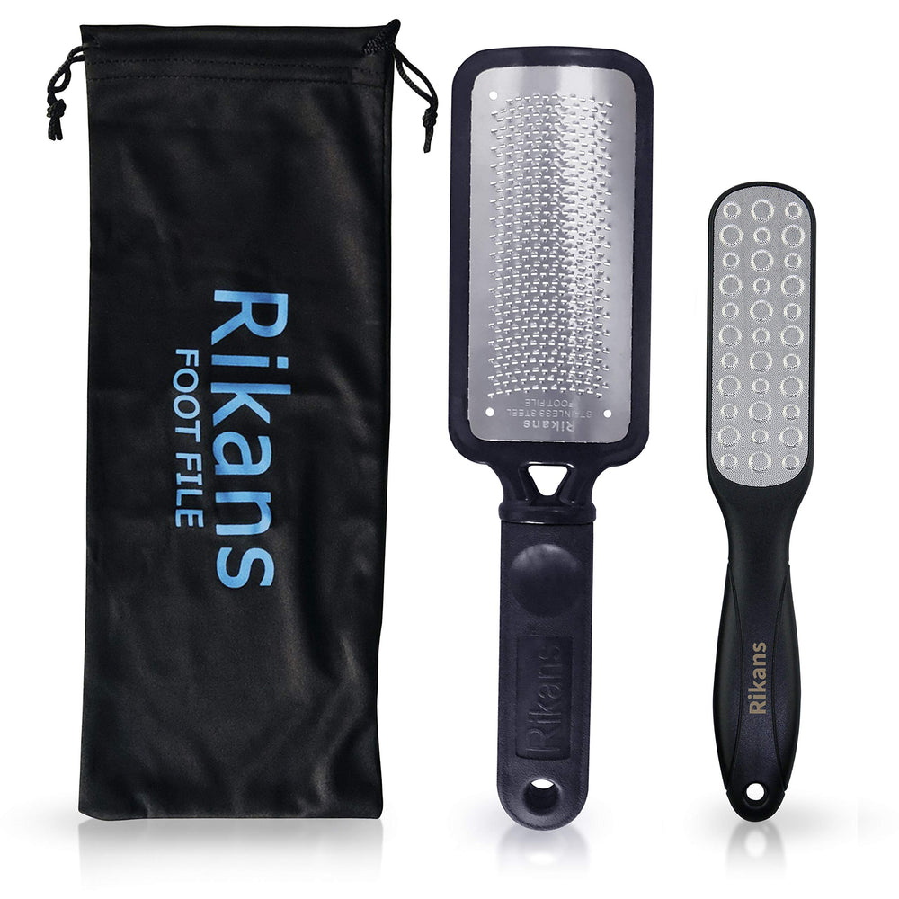 Rikans Colossal lime-pieds professionnelle humide pour une peau des pieds lisse et douce.