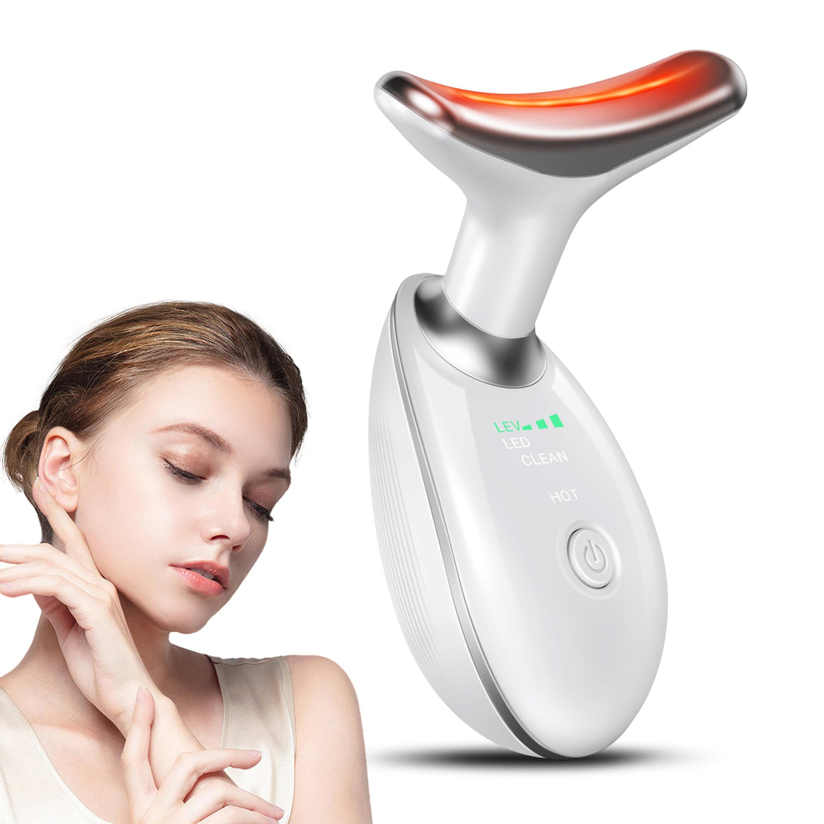 Rilzii rouleau visage et cou, massage tonifiant.
