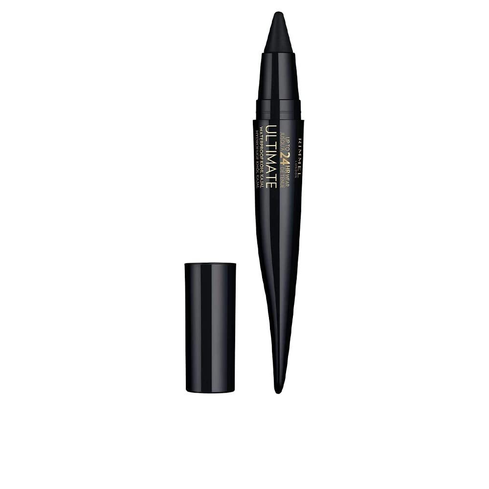 Rimmel Kajal Ultime Imperméable regard noir obsidien, trait précis et longue tenue.