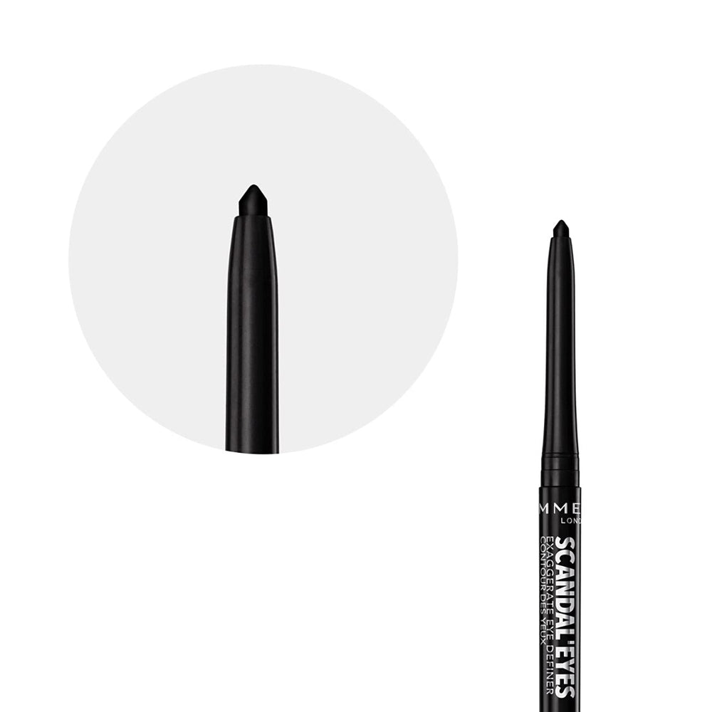 Rimmel Scandaleyes Exaggerate applicateur lisse facilite le déploiement de la couleur