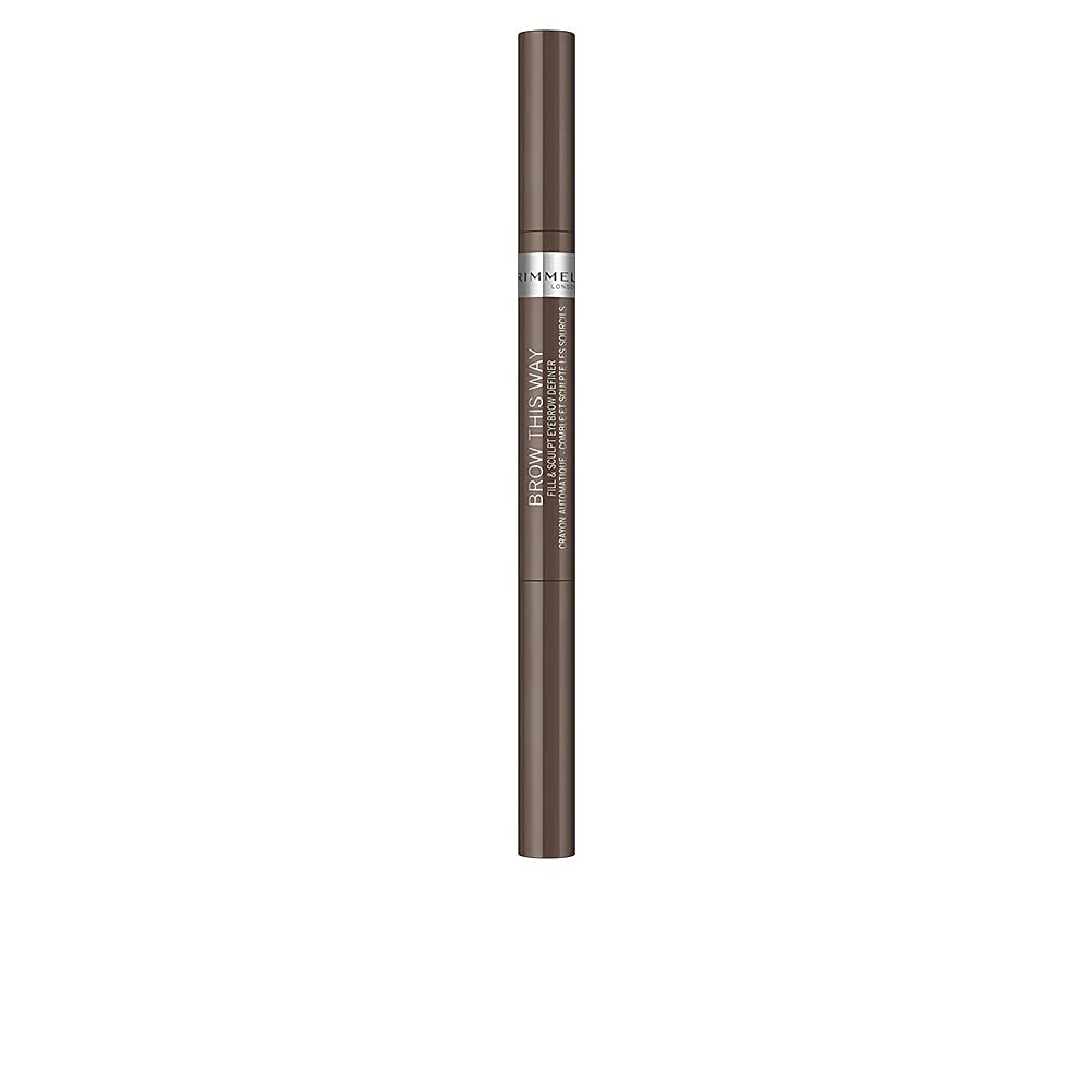 Rimmel sourcils marron moyen, lifting rapide du regard et éclat durable.