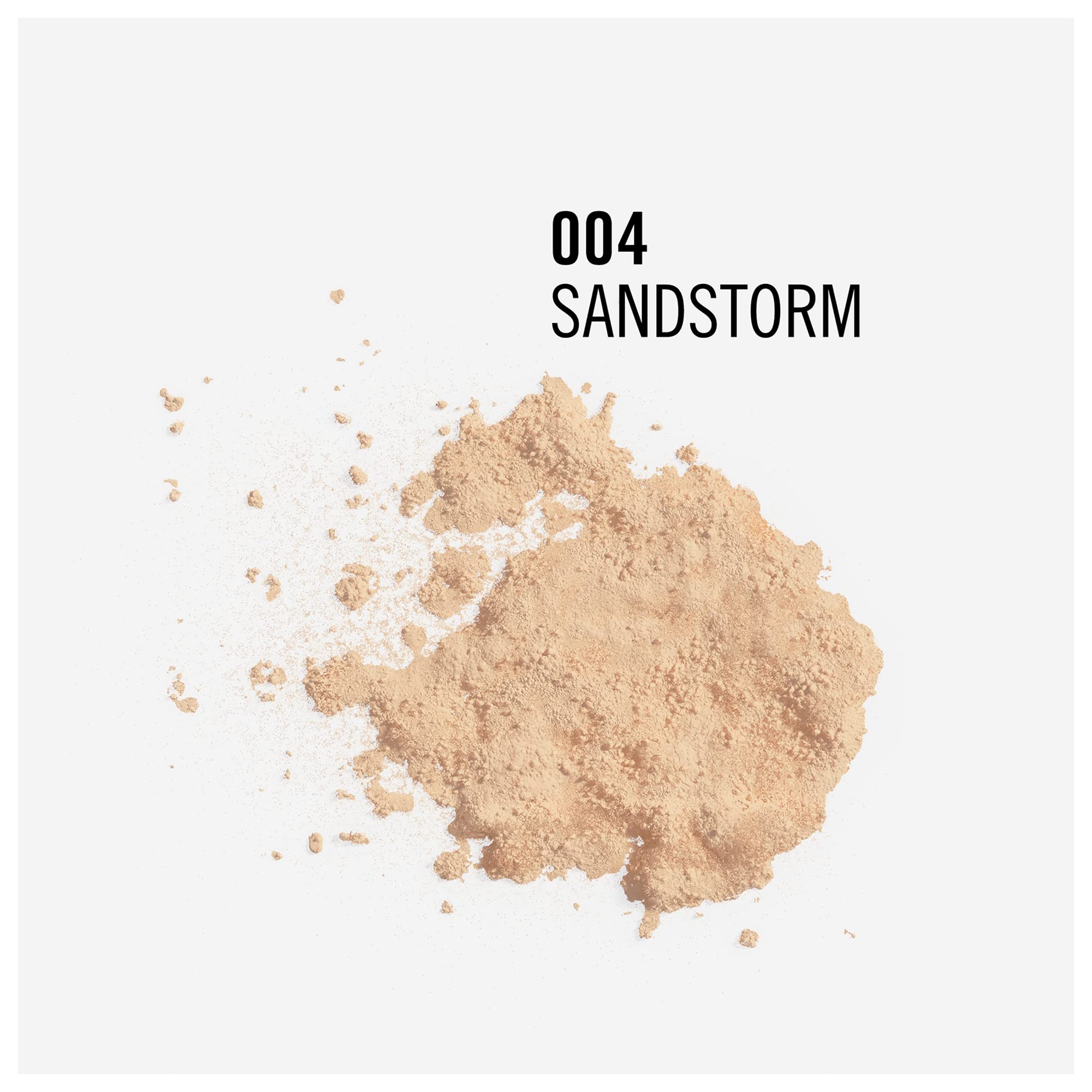 Rimmel Stay Matte Sandstorm, échantillon sur peau montrant le contrôle de brillance
