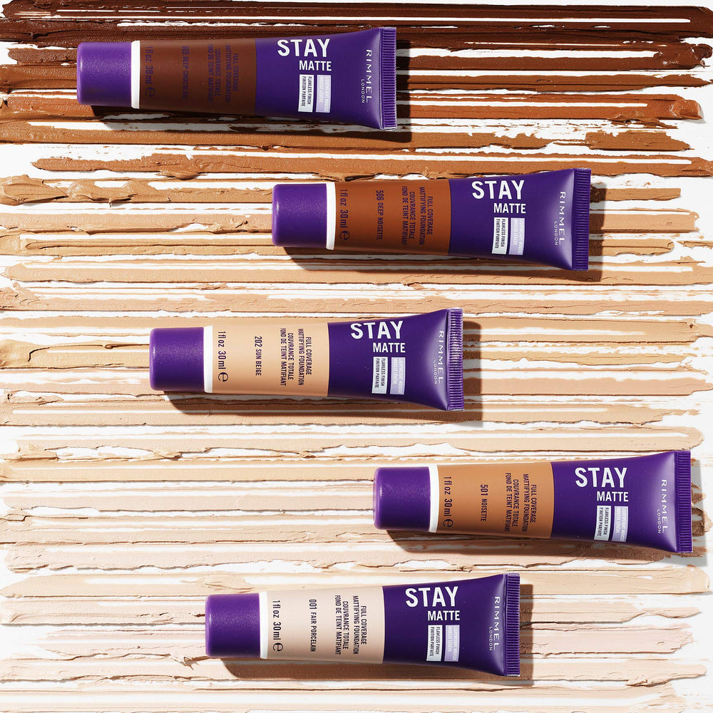 Fini mat du fond de teint pour peau grasse et mixte.