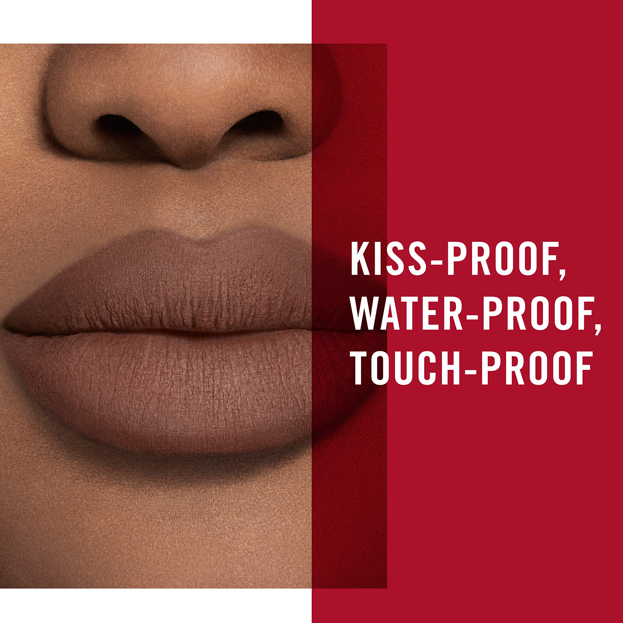 Rimmel Tenue Matte Rouge Liquide – embout précis pour une ligne nette.