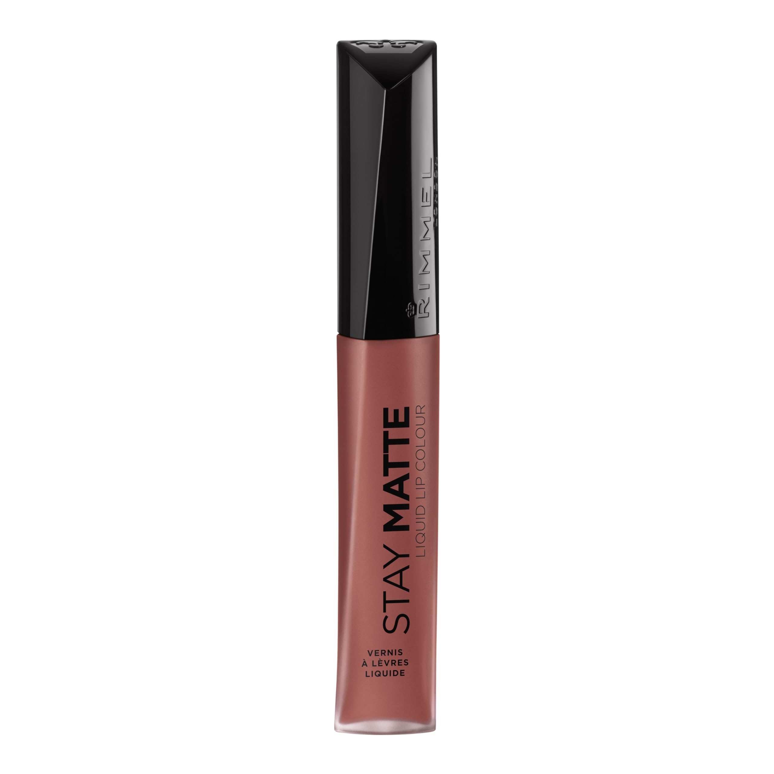 Rimmel Tenue Matte Rouge Liquide – application longue tenue sur les lèvres.