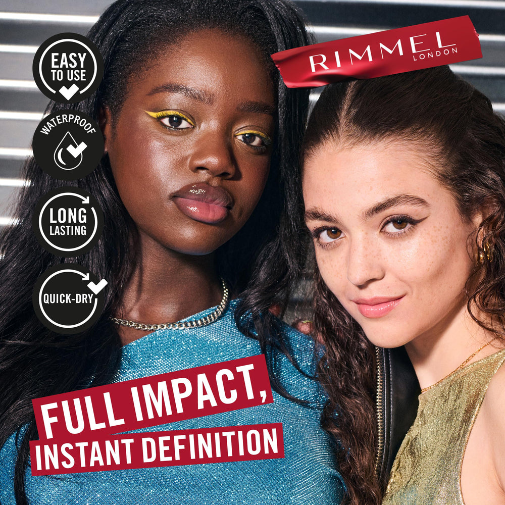 Rimmel WonderInk: application précise sur les ombres pour un rendu net.