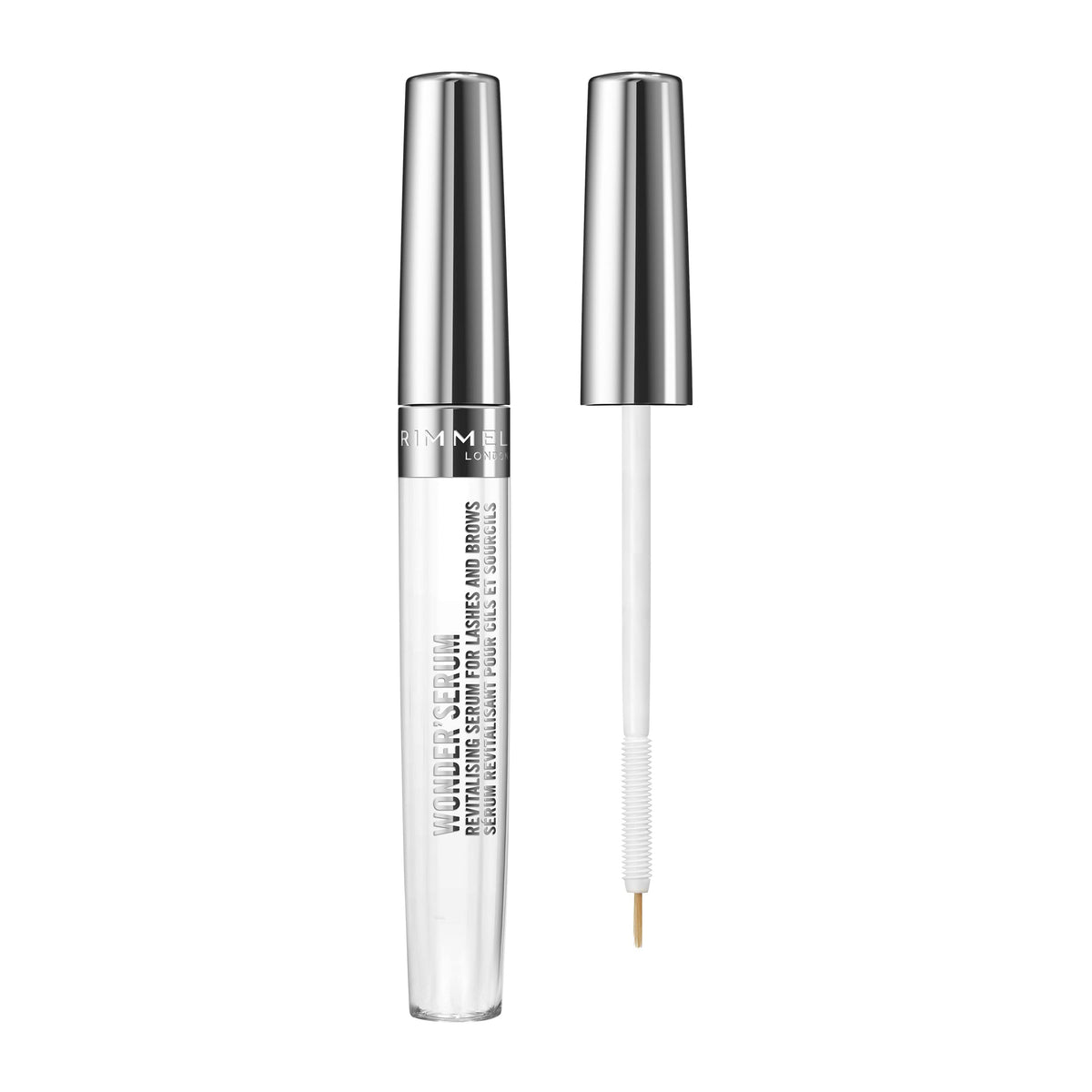 Rimmel WonderSerum: brosse mince pour une application précise et sans bavures.