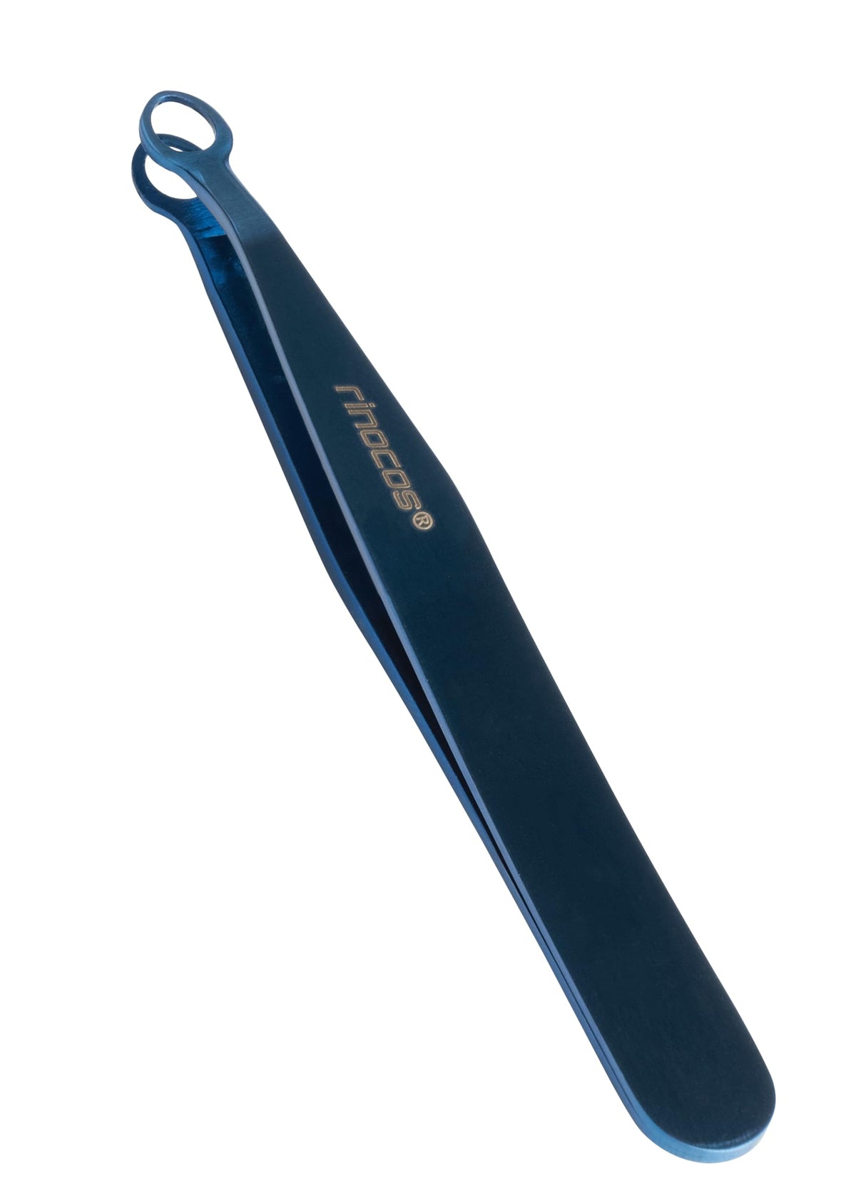 Pince Rinocos à épiler, pointe ronde, précision sûre pour le visage.