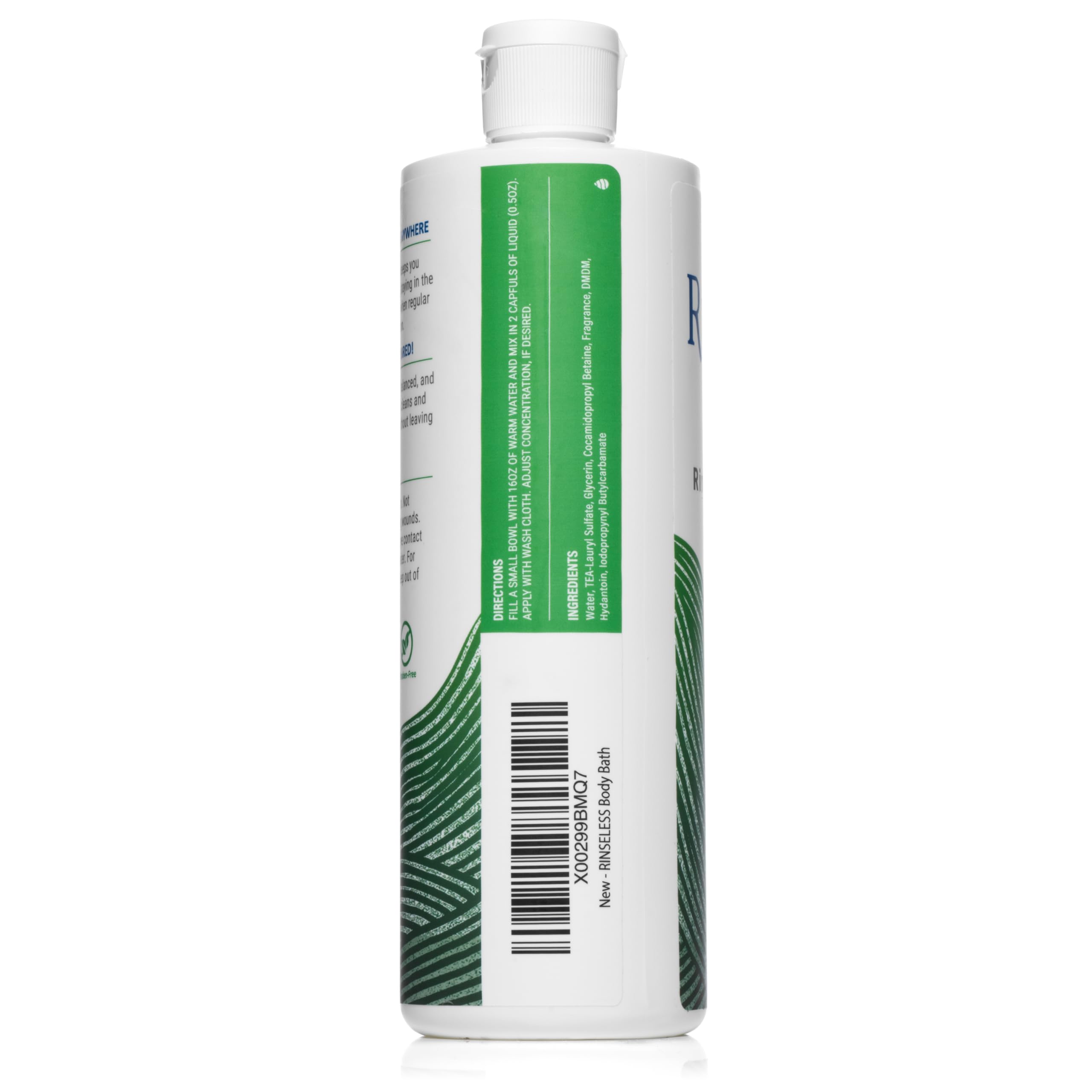 RINSELESS – peau hydratée et douce après utilisation.