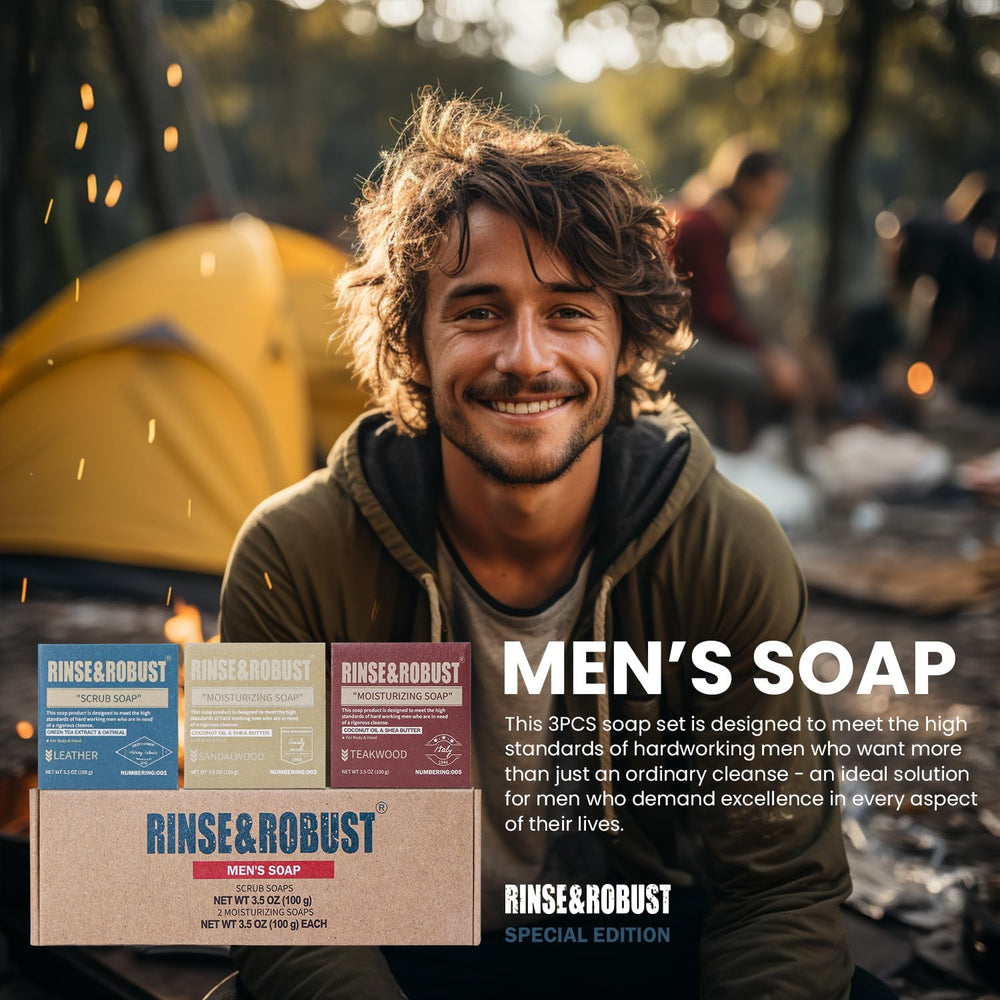 Savon-barre Rinse & Robust format voyage.