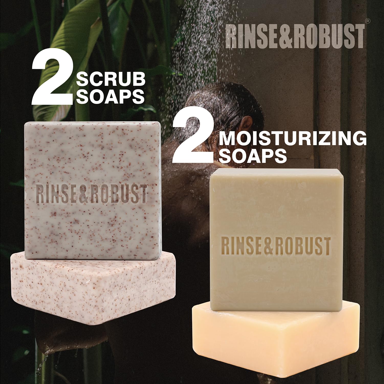 Rinse & Robust savon menthe glace – sensation rafraîchissante