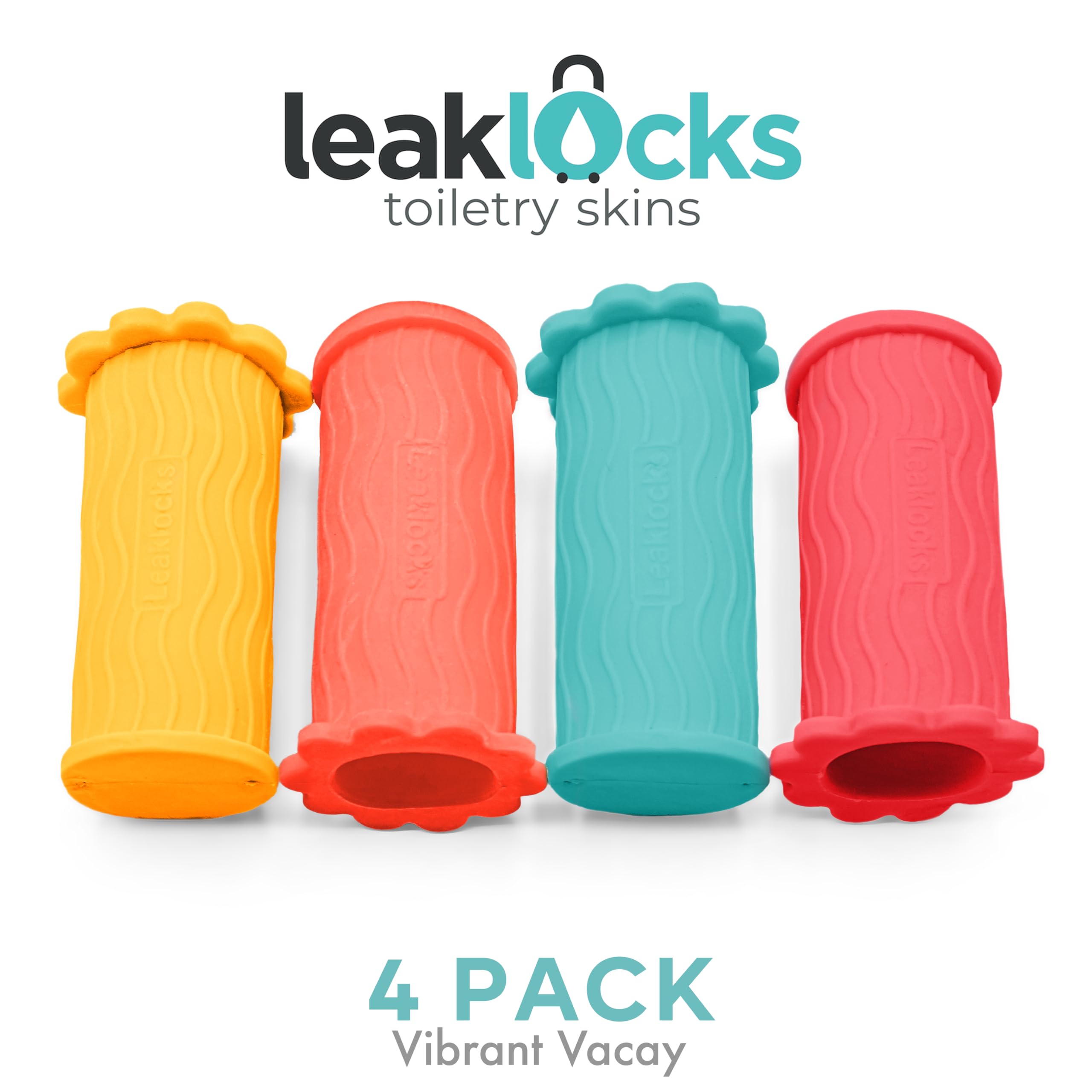 Rinseroo LeakLocks protection réutilisable, pratique pour dentifrice et crème solaire en voyage