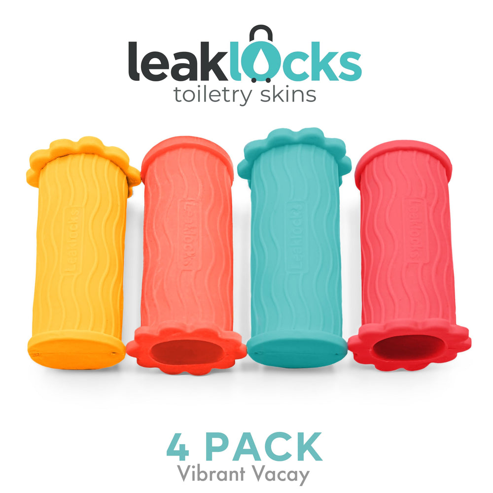 Rinseroo LeakLocks protection réutilisable, pratique pour dentifrice et crème solaire en voyage