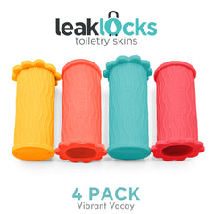 Rinseroo LeakLocks protection réutilisable, pratique pour dentifrice et crème solaire en voyage