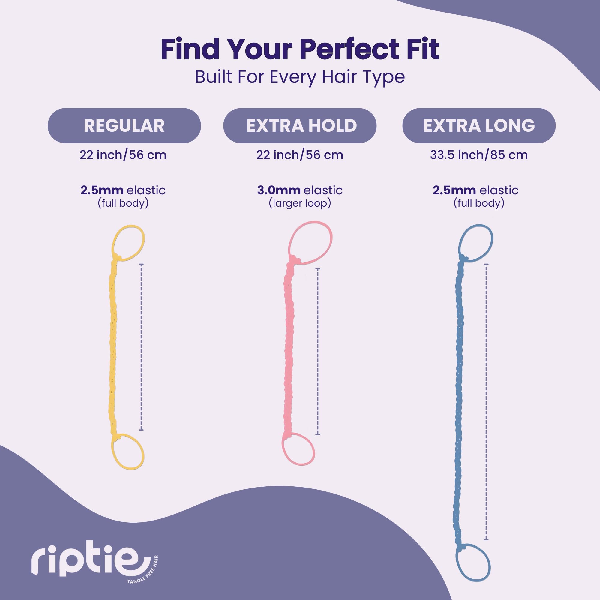 Rip Tie utilisation quotidienne accessoire pratique pour cheveux de tous types