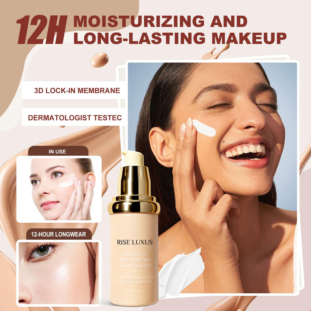 Application souple et précise Rise Luxus Ultrablend pour un fini naturel