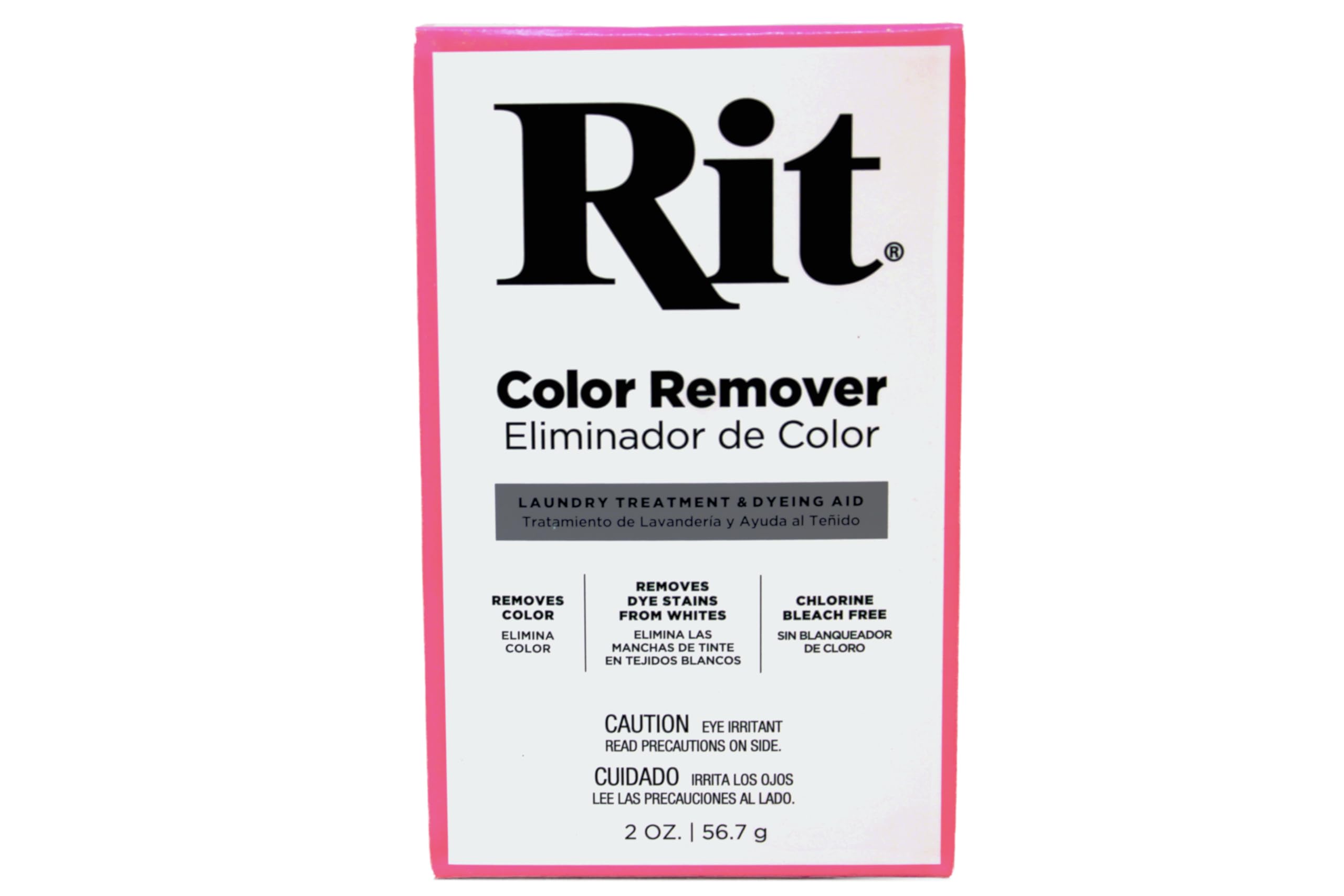 Rit détacheur couleur en poudre – poudre dans l'eau pour éliminer les teintes tenaces sans chlore.