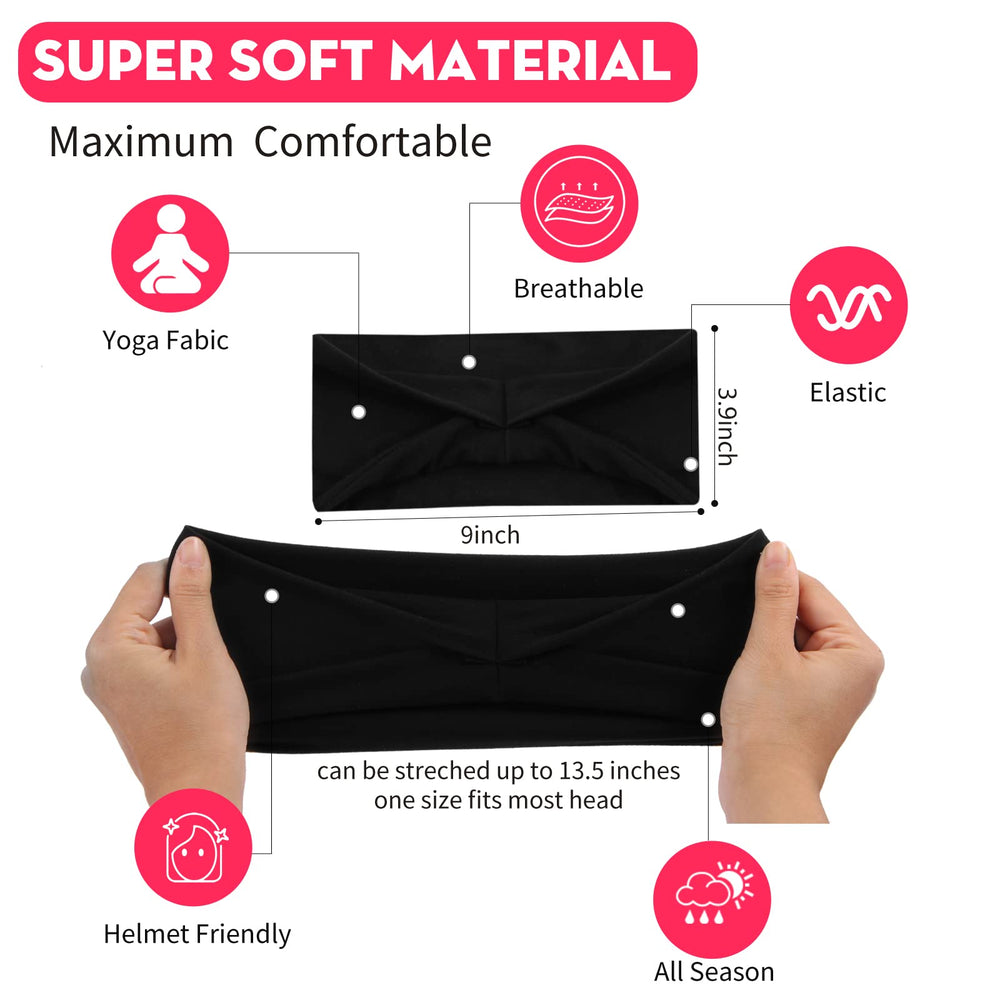 Bandeau RITOPER noir – anti-glissement pour séances intenses.