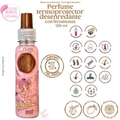 Ritual Botanico Seduction Rose hair perfume bottle with easy, long-lasting fragrance.